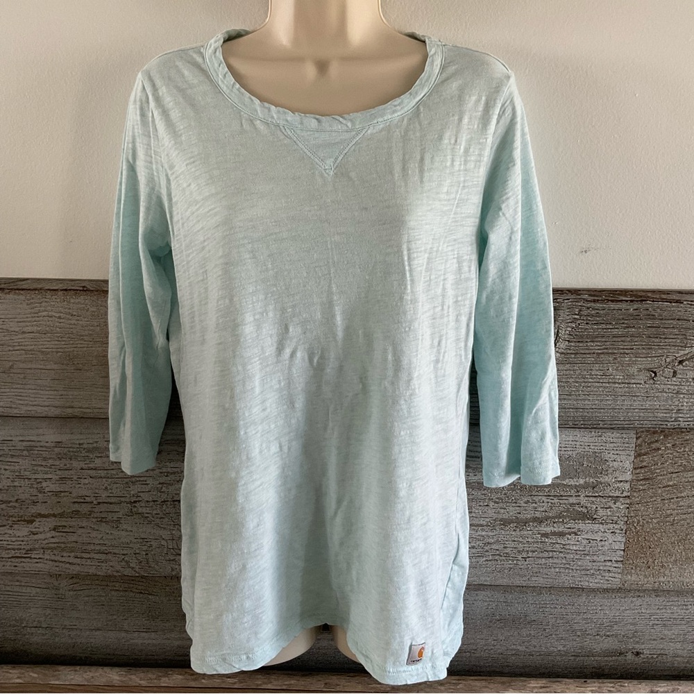 Carhartt 3/4 sleeve women’s casual tee size small (4/6)